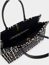 Balmain B-Army 42 Monogram-Jacquard Medium Tote Bag