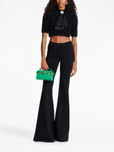 Balmain B-Buzz 19 Crocodile-Embossed Leather Bag