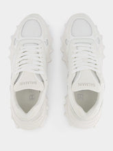 Balmain B-East Leather And Suede Sneakers