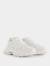 Balmain B-East Leather And Suede Sneakers