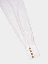 Balmain Bow-Embellished Silk Blouse