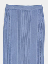Balmain Buttoned Rib-Knit Midi Skirt