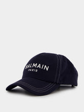 Balmain Embroidered Logo Contrast Stitching Cap