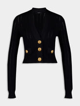 BalmainEmbellished Button Cardigan at Fashion Clinic | PDP - Fashion Clinic