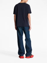 Balmain Flocked-Logo Cotton T-Shirt