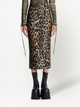Balmain Leopard pencil skirt