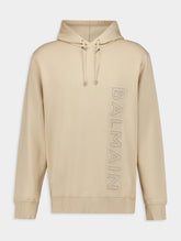 Balmain Logo-Embossed Cotton Hoodie