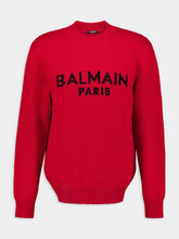 Balmain Logo Merino Wool Jumper