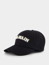 Balmain Logo-Print Cotton Six-Panel Cap