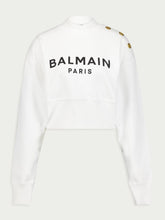Balmain Logo-Print Cotton Sweatshirt