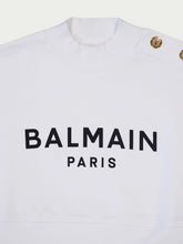 Balmain Logo-Print Cotton Sweatshirt