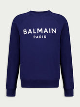 Balmain Logo-Print Cotton Sweatshirt