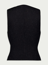 Balmain Lurex Striped Vest Top