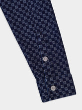 Balmain Monogram-Jacquard Denim Shirt