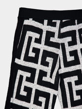 Balmain Monogram Pattern Flare Trousers