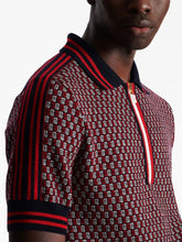 Balmain Monogram Wool Polo Shirt