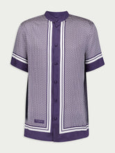 Balmain Monogrammed Scarf-Print Shirt