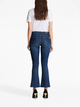 Balmain Navy Blue Flared Cotton Jeans