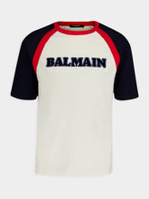 Balmain Retro Logo-Print Cotton T-Shirt