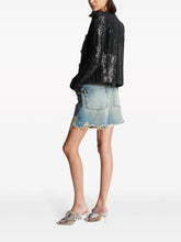 Balmain Sequin-Embellished Tweed Jacket