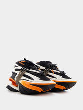 Balmain Unicorn Black And Orange Sneakers