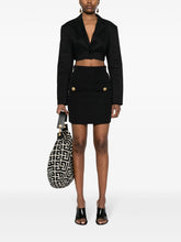 Balmain Virgin Wool Mini Skirt