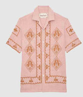 Baziszt Embroidered Short-Sleeve Shirt