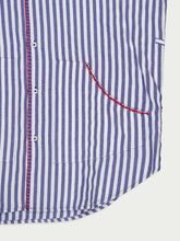 Baziszt Soleil Hooded Shirt Blue