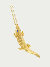 Begüm Khan Crocodile gold necklace