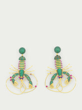 Begüm Khan St.Barts Green Lobster Earrings