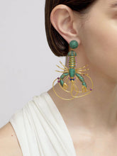 Begüm Khan St.Barts Green Lobster Earrings