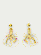 Begüm Khan St.Barts Green Lobster Earrings