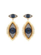 Begüm Khan Nazar Mini Karma crystal earrings