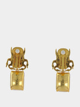 Begüm Khan Scarab Crystal and Gold-plated Clip Earrings