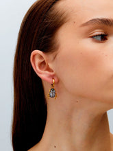 Begüm Khan Scarab Hoop crystal piercing