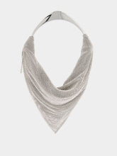 Benedetta Bruzziches Ursolina Rhinestone-Embellished Silver Bag