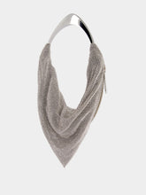 Benedetta Bruzziches Ursolina Rhinestone-Embellished Silver Bag