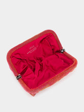 Benedetta Bruzziches Venus La Grande Red Crystal Clutch