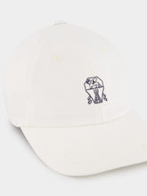 Brunello Cucinelli Classic Embroidered Cap in White