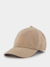 Brunello Cucinelli Embroidered Logo Brown Cap