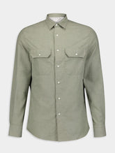 Brunello Cucinelli Long-Sleeve Button-Up Shirt