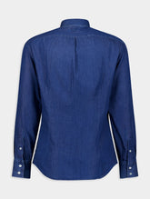 Brunello Cucinelli Long-Sleeve Denim Shirt