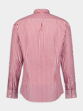 Brunello Cucinelli Long-Sleeve Striped Cotton Shirt