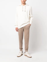 Brunello Cucinelli Ribbed-Knit Drawstring Hoodie