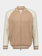 Brunello Cucinelli Wool-Cashmere Blend Bomber Jacket