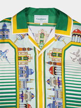 Casablanca All-Over Graphic-Print Silk Shirt