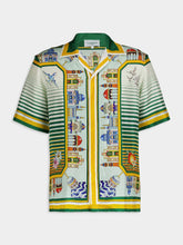 Casablanca All-Over Graphic-Print Silk Shirt