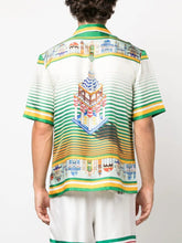 Casablanca All-Over Graphic-Print Silk Shirt