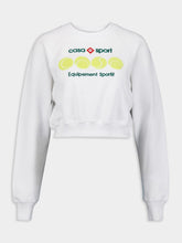 Casablanca Casa Sport Tennis Balls Cropped Sweatshirt