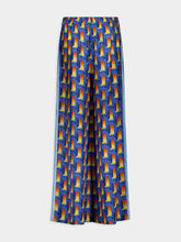 CasablancaGeometric Wide-Leg Trousers at Fashion Clinic